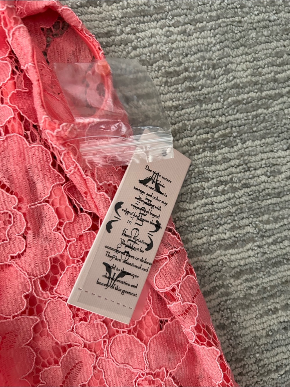 Nanette Lepore Coral Pink Floral Lace Sleeveless Top - Picture 2 of 4